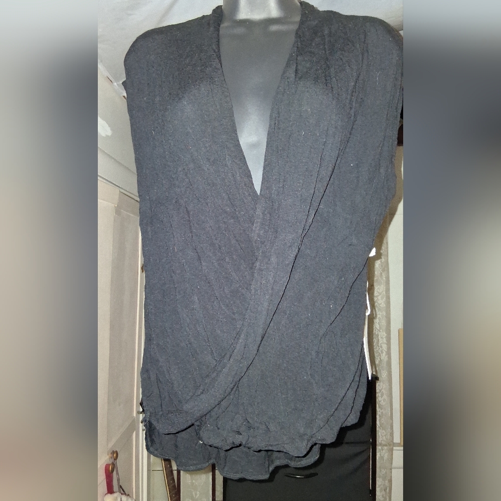 Elegant Black Women's Tunic Top